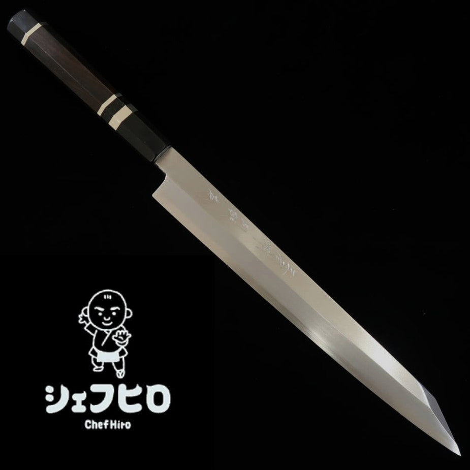シェフヒロ×三浦】三浦 佩 別誂「広」 銀紙三号 霞 水牛黒角口輪銀巻