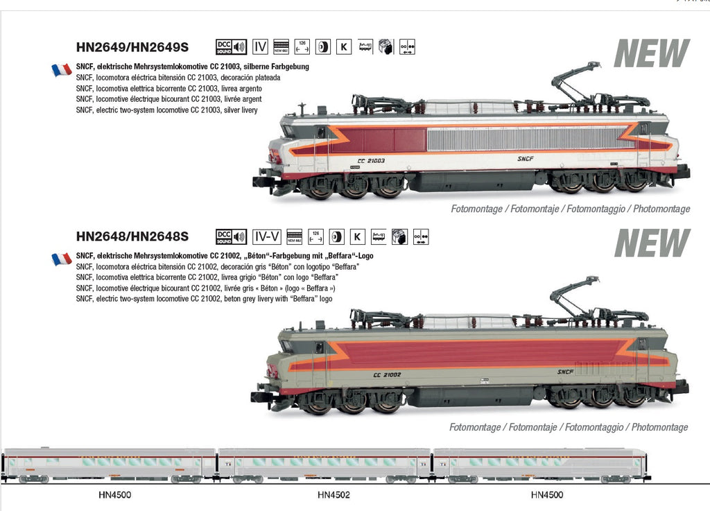 2025年新製品ご予約受付中ARNOLD2648 SNCF CC21000 CC6500 | Modellbahn