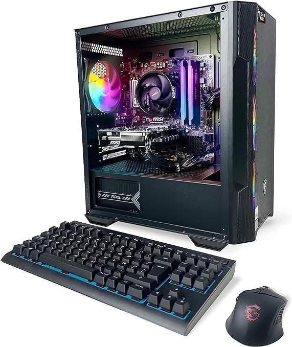 NSX PC Gaming RYZEN 5600, 16GB RAM, 1 TB SSD, RTX 5060 TI, Mouse and K