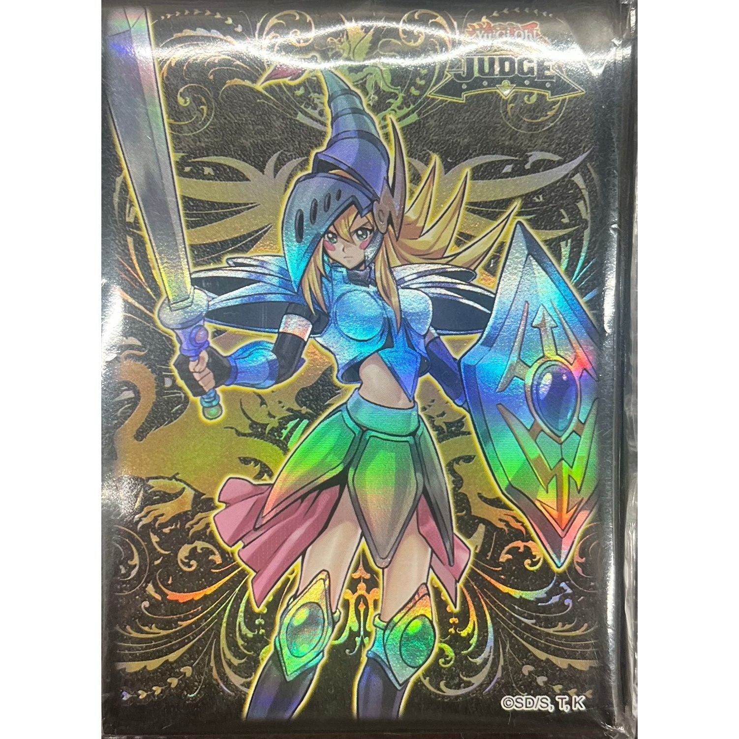 遊戯王】 スリーブ 竜騎士ブラックマジシャンガール(JUDGE) 70枚 《未