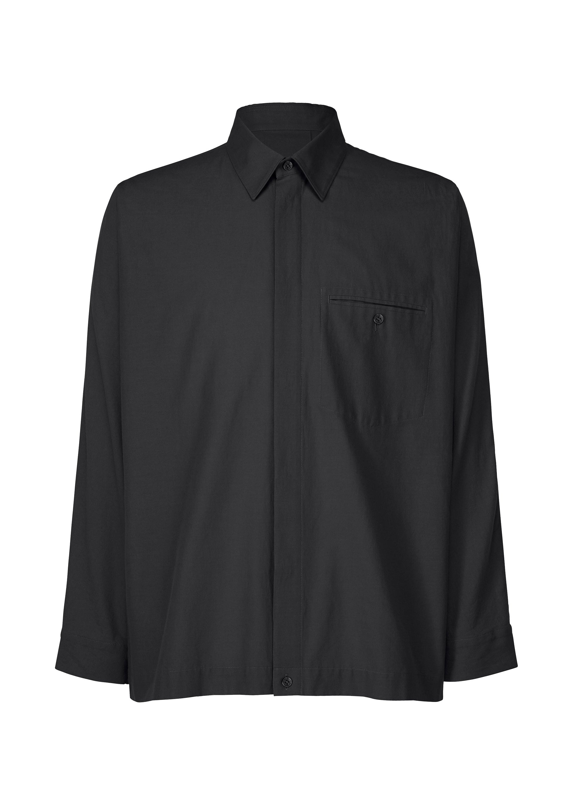 STREAMLINE SHIRT Shirt Black – ISSEY MIYAKE EU