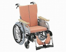 パラマウントベッド 車椅子 330Sシリーズ KK-330SA オレンジ 座幅36