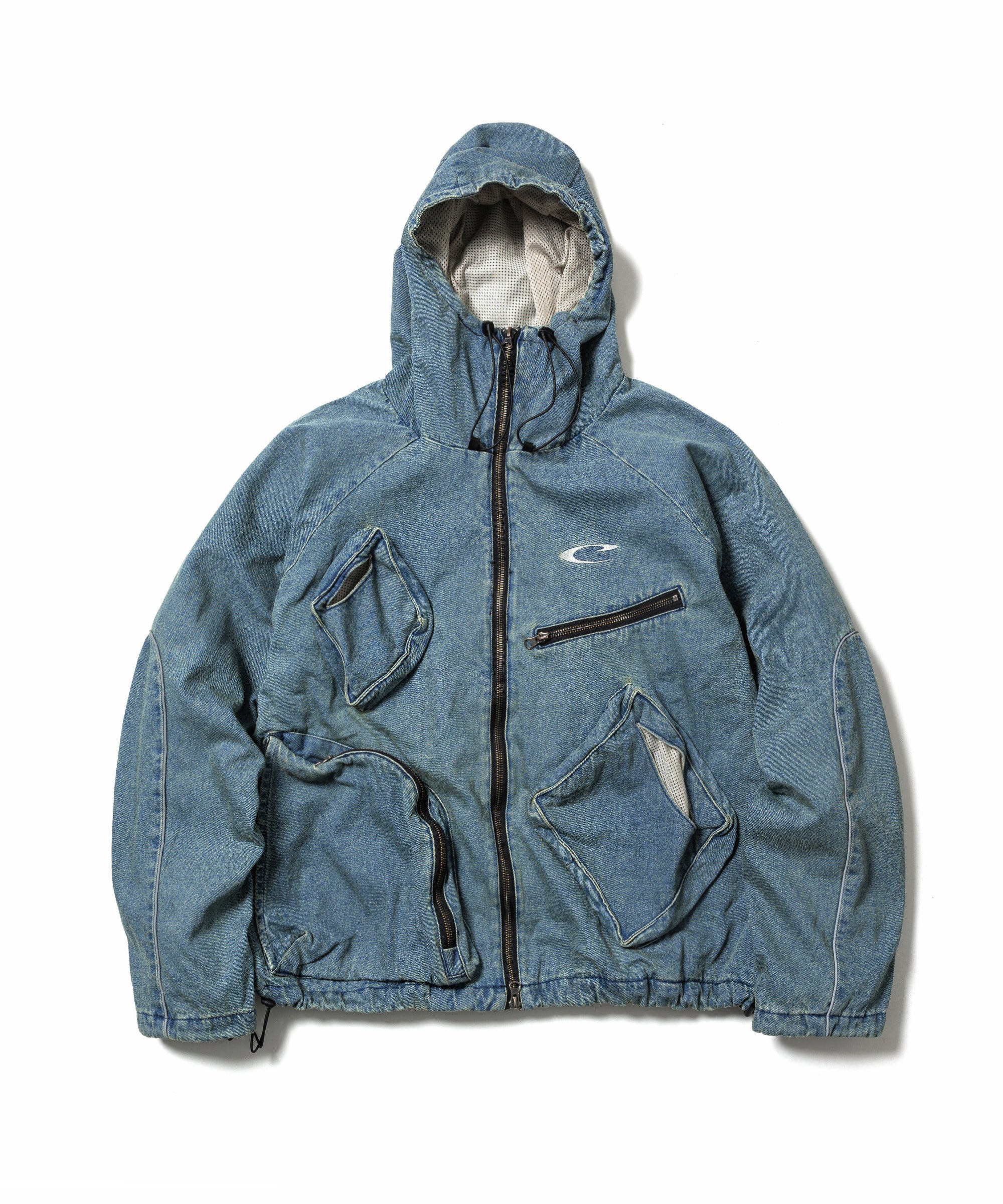 CPG RHOMBUS POCKET FADE DENIM JACKET – F-LAGSTUF-F