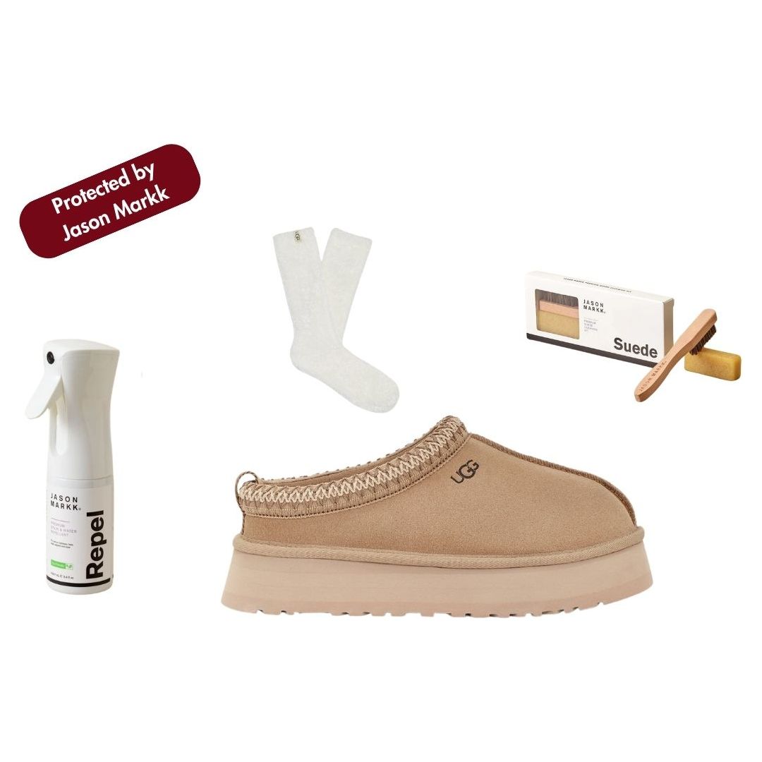 UGG Women's Tazz in Mustard Seed Jason Markk Full Protection Kit