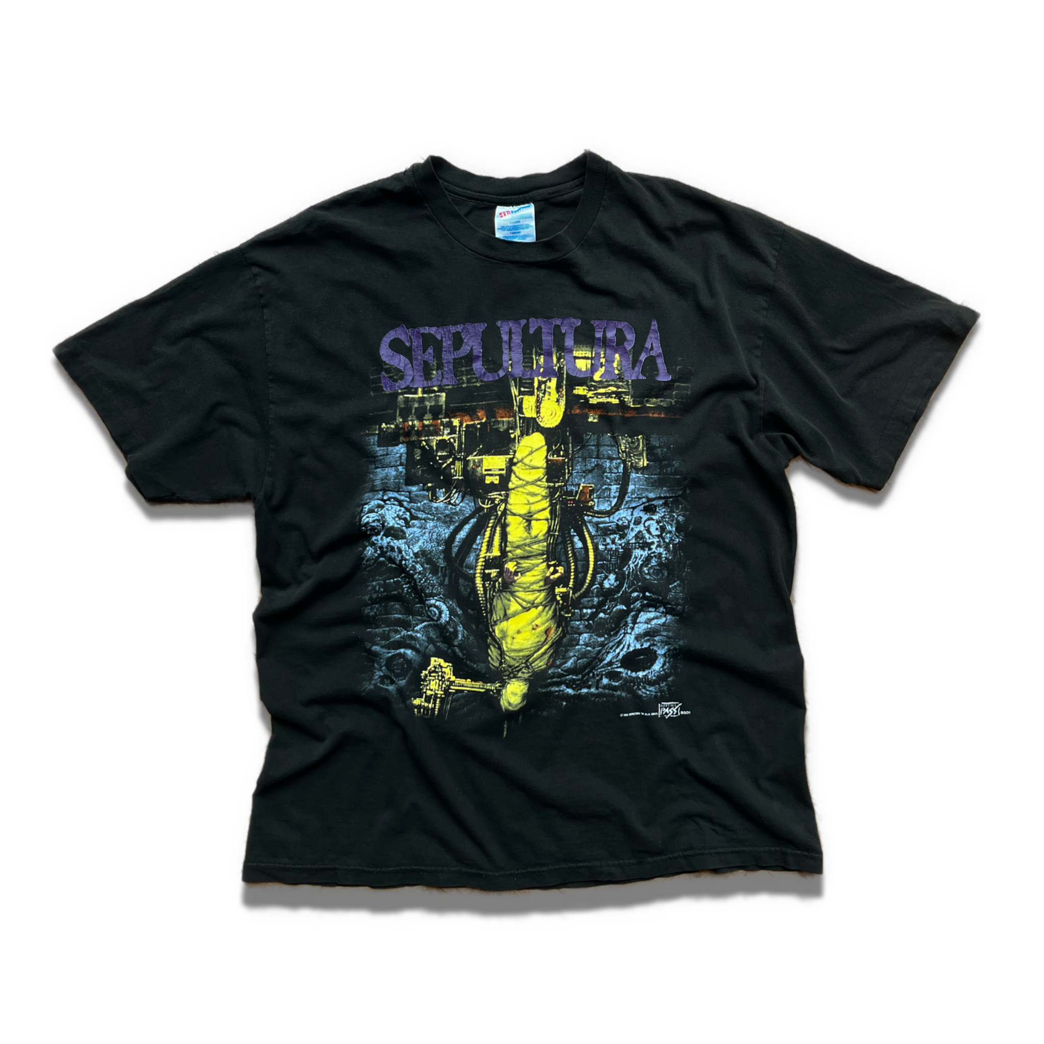 Vintage Sepultura 1993 Chaos AD T Shirt – Fruit Of The Doom