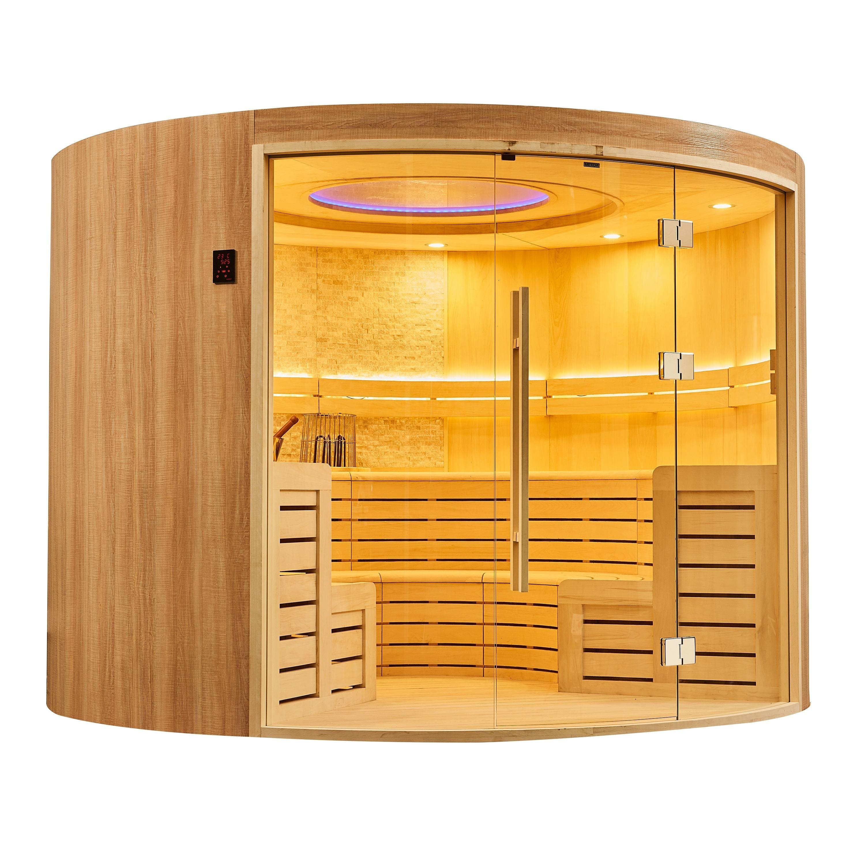 屋内サウナ | 6人用 | J-WSD-1708 | 円形 | 大型 | 自宅サウナ | 業務