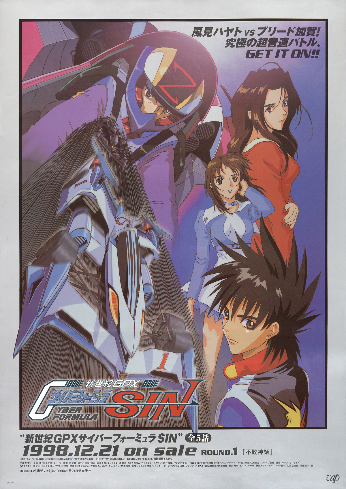新世紀GPXサイバーフォーミュラSIN｜作品紹介｜サンライズ