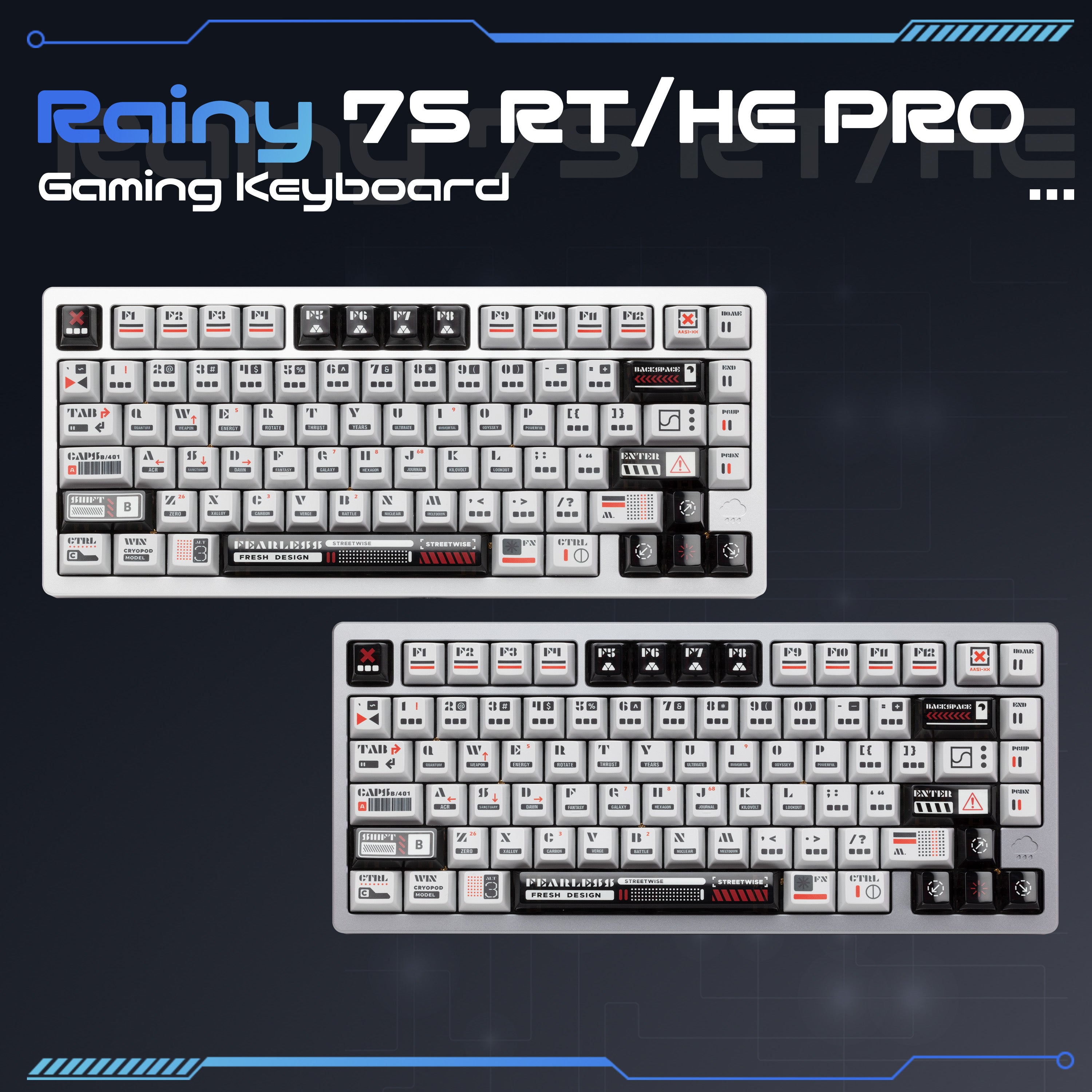 新品】WOBKEY Rainy75 RT Pro ミッドナイトブラック