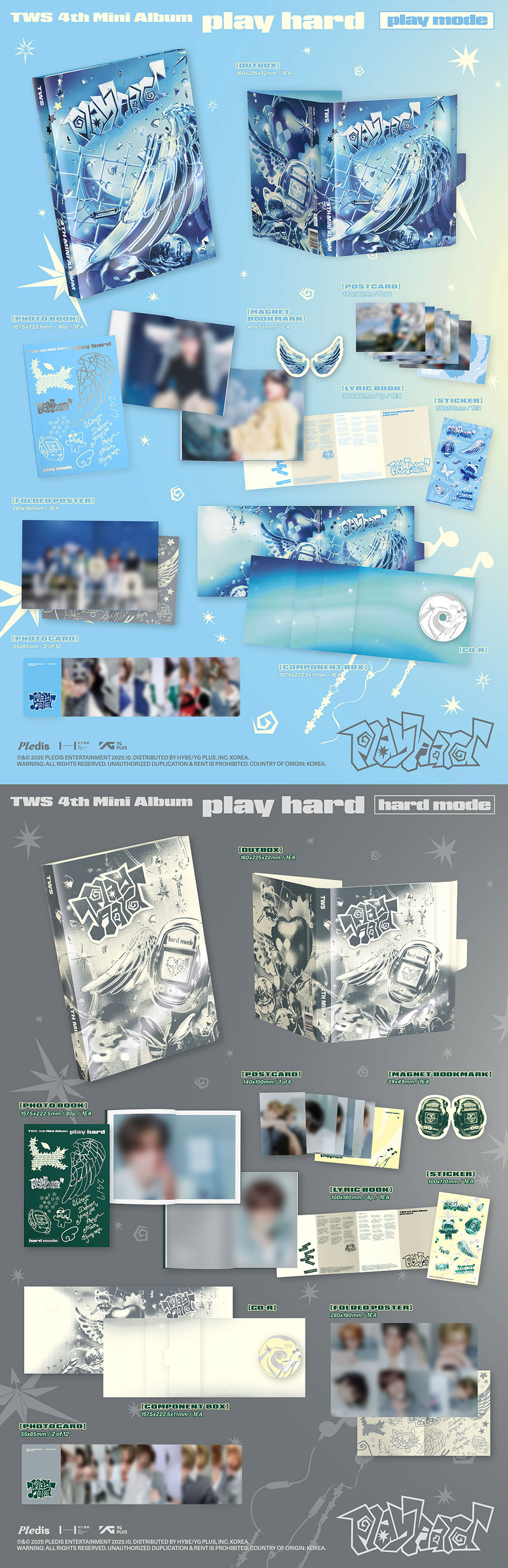 SET] TWS 4th Mini Album - Play Hard (SET Ver.) 2CD kpoptown.com