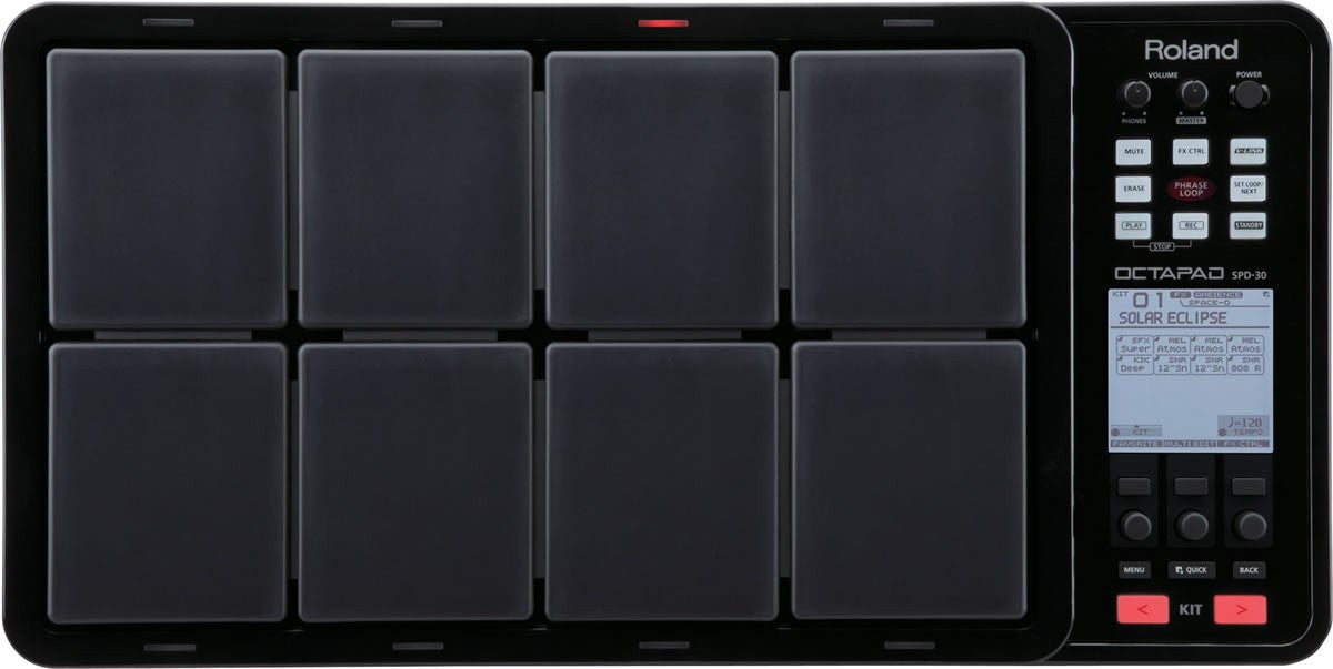 Roland OCTAPAD SPD-30-BK Digital Percussion Pad - Black STAGE KIT