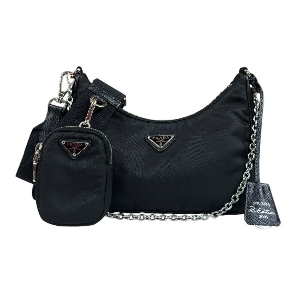 PRADA Prada Shoulder Bag Nylon Black Unisex Used – 【公式