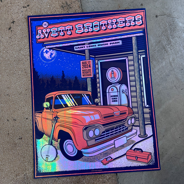 The Avett Brothers - Maryland Heights, MO (Oyster Pearl Iridescent