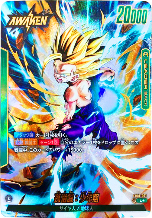 孫悟飯 少年期 Lパラレル psa10 孫悟飯 少年期 Lパラレル psa10 PSA10