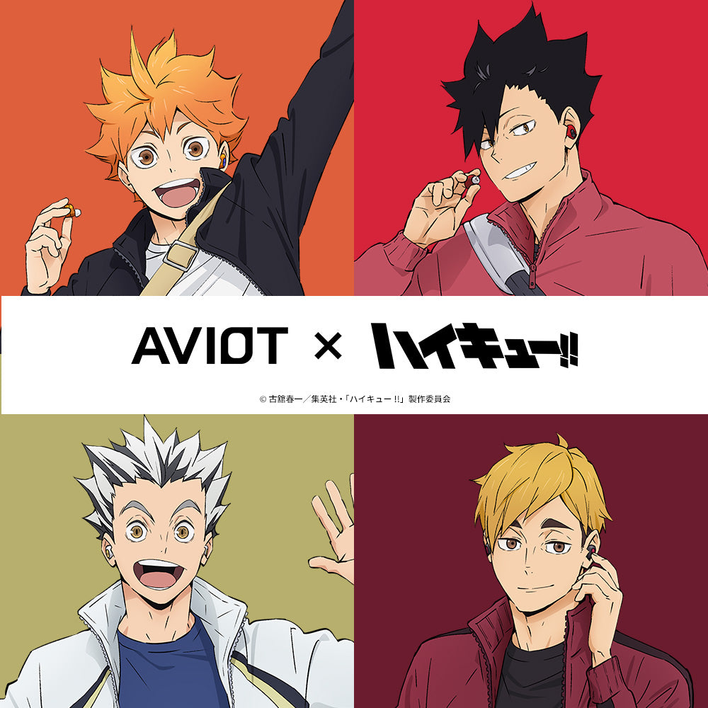 AVIOT TE-Q3-HK｜ハイキュー!!コラボ完全ワイヤレスイヤホン【公式】