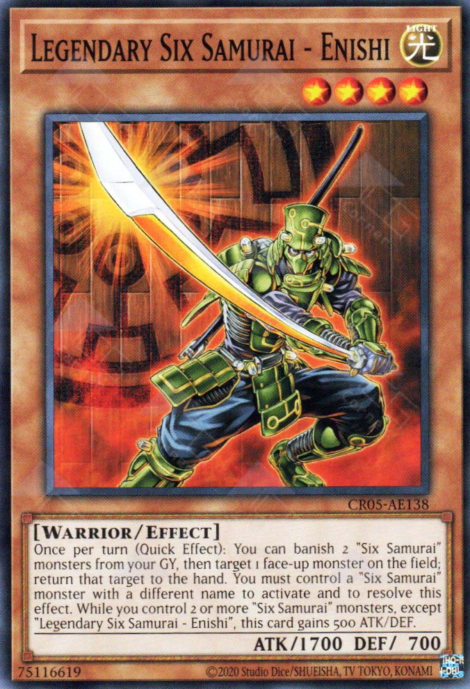 CR05-AE138 Legendary Six Samurai - Enishi (N) – TCG Corner