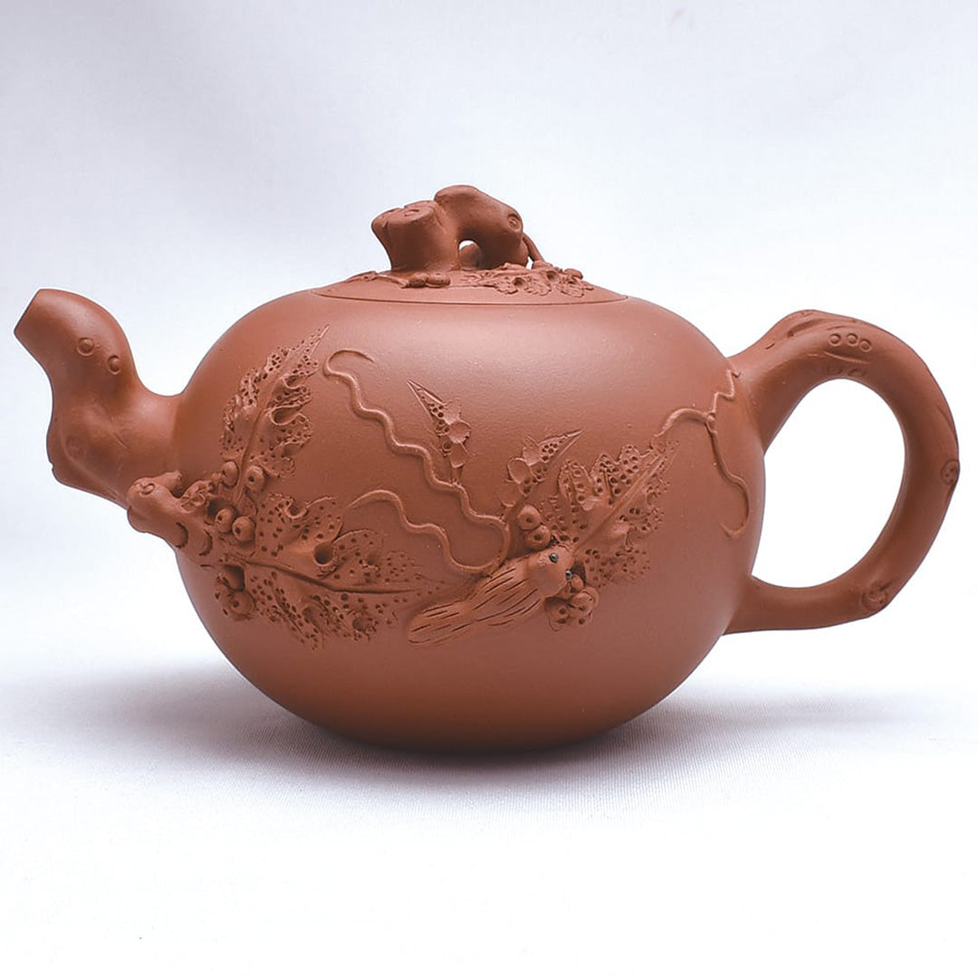 中国の急須 宜興紫砂壺 松鼠葡萄（王兆春）｜中国茶器の天香茶行