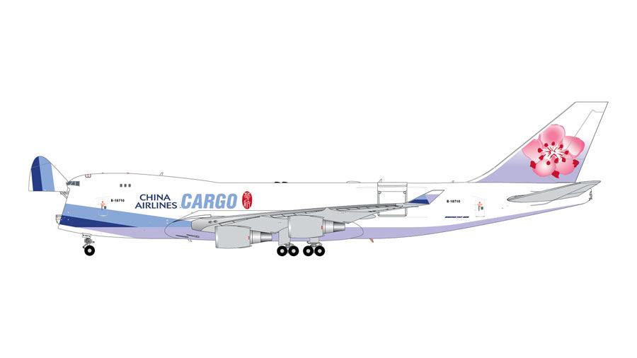 Gemini200 747-400F（貨物型） チャイナエアライン 貨物ドア開閉選択式