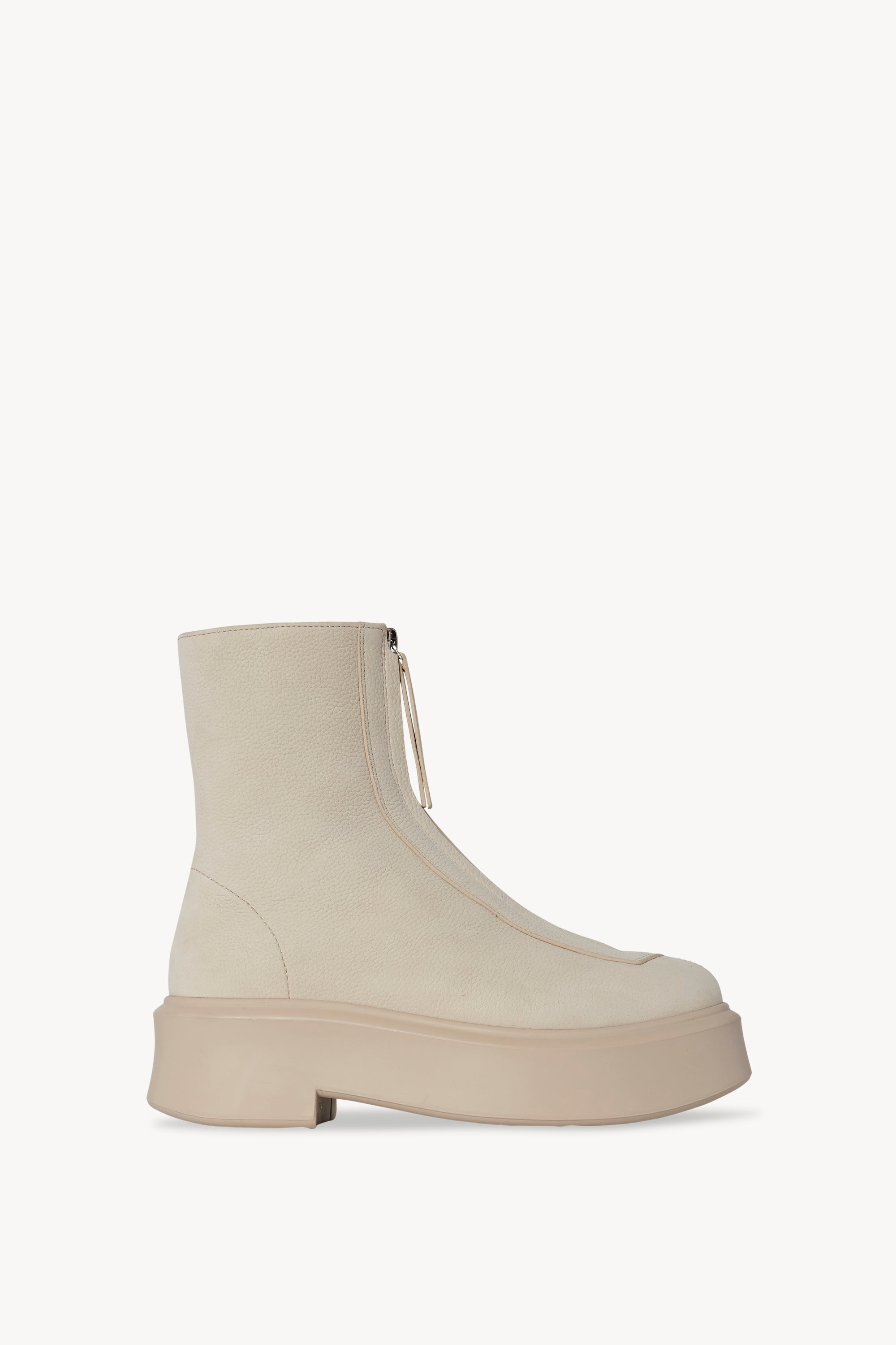 Zipped Boot I Beige – The Row