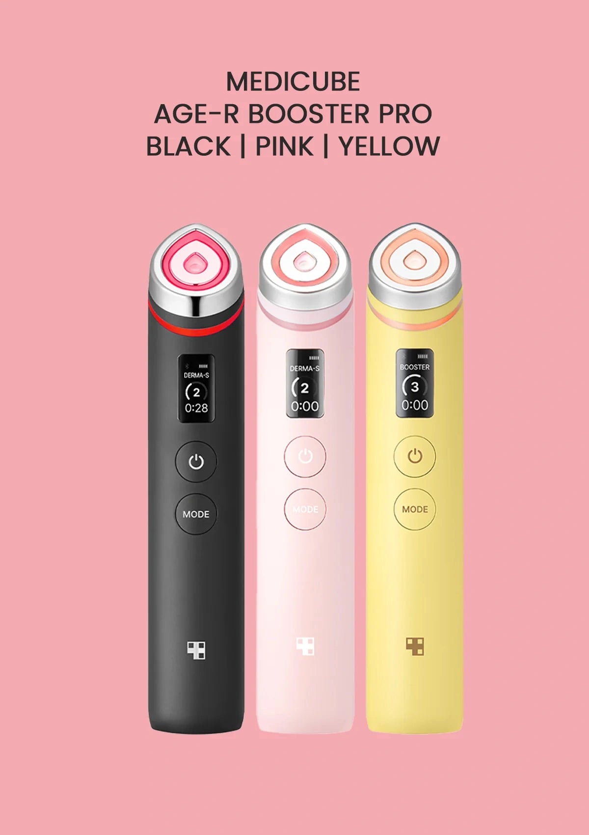 MEDICUBE Age-R Booster Pro – At-Home Skin Boosting Device (Black