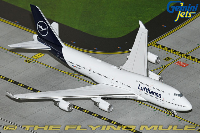 747-400 1:400 Diecast Model - GeminiJets GJ-GJDLH2208 - $57.95
