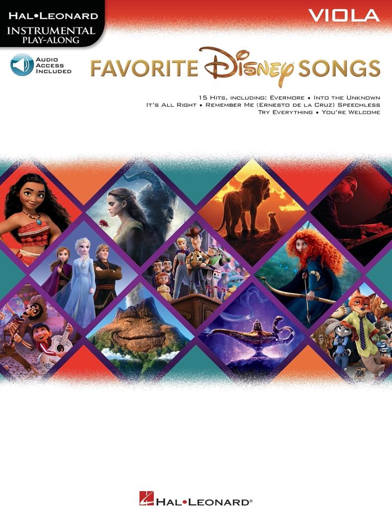 ディズニー・ソング集(15曲収録)」ソロ・ヴィオラ編(インストゥル