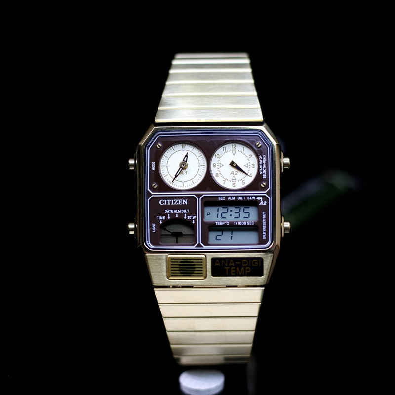 Citizen Men's Record Label Ana-Digi Temp Watch JG2103-72X 特定