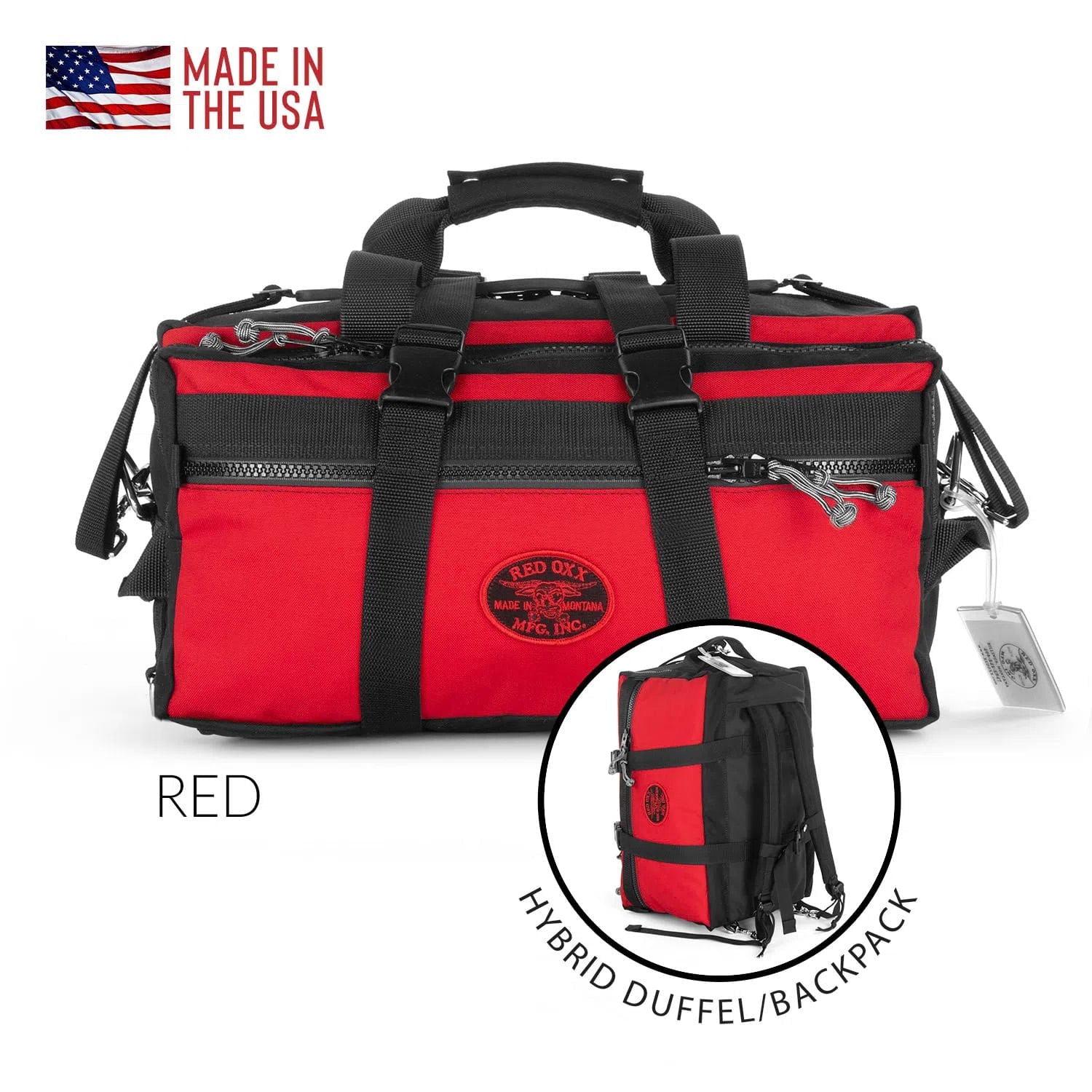 Convertible Hybrid Duffel Bag Backpack - Lil Hombre | Made in USA