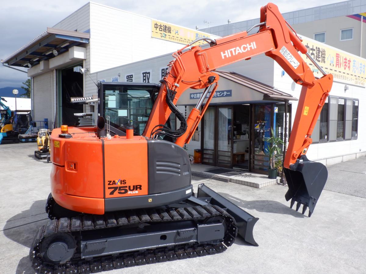 A2666 ZX75UR-5B | 中古ミニショベル・ユンボは長野県中古建機販売