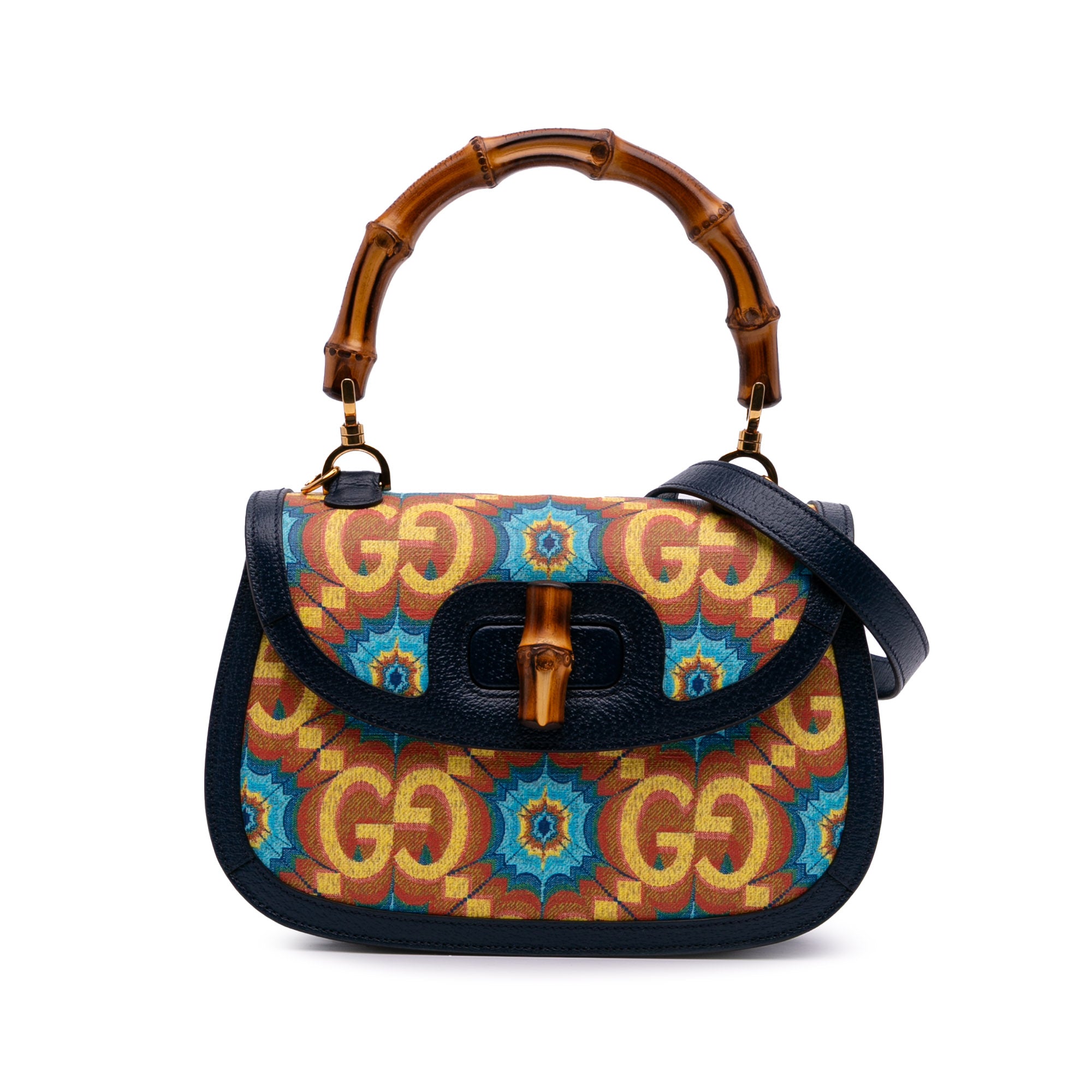 Gucci 100th Anniversary Medium GG Coated Canvas Kaleidoscope 1947 Bamb