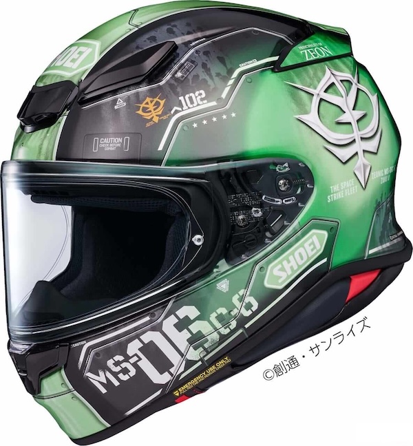 SHOEI Z-8にNewカラー「機動戦士ガンダム THE ORIGIN」(OVA版)との