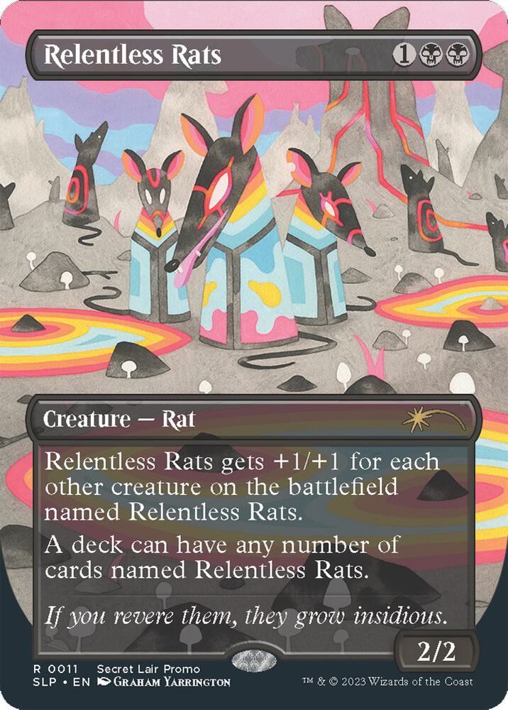Relentless Rats (0011) - Secret Lair Showdown - Magic: The
