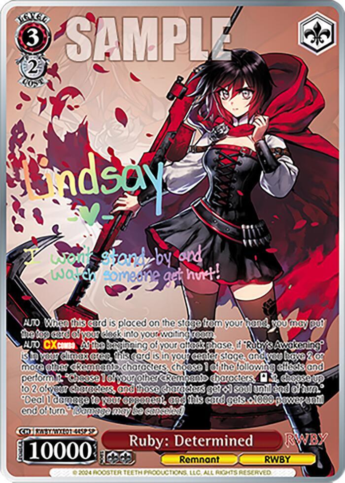 RWBY 海外 ヴァイス プレミアムブースター サイン SP ノーラ RWBY 海外