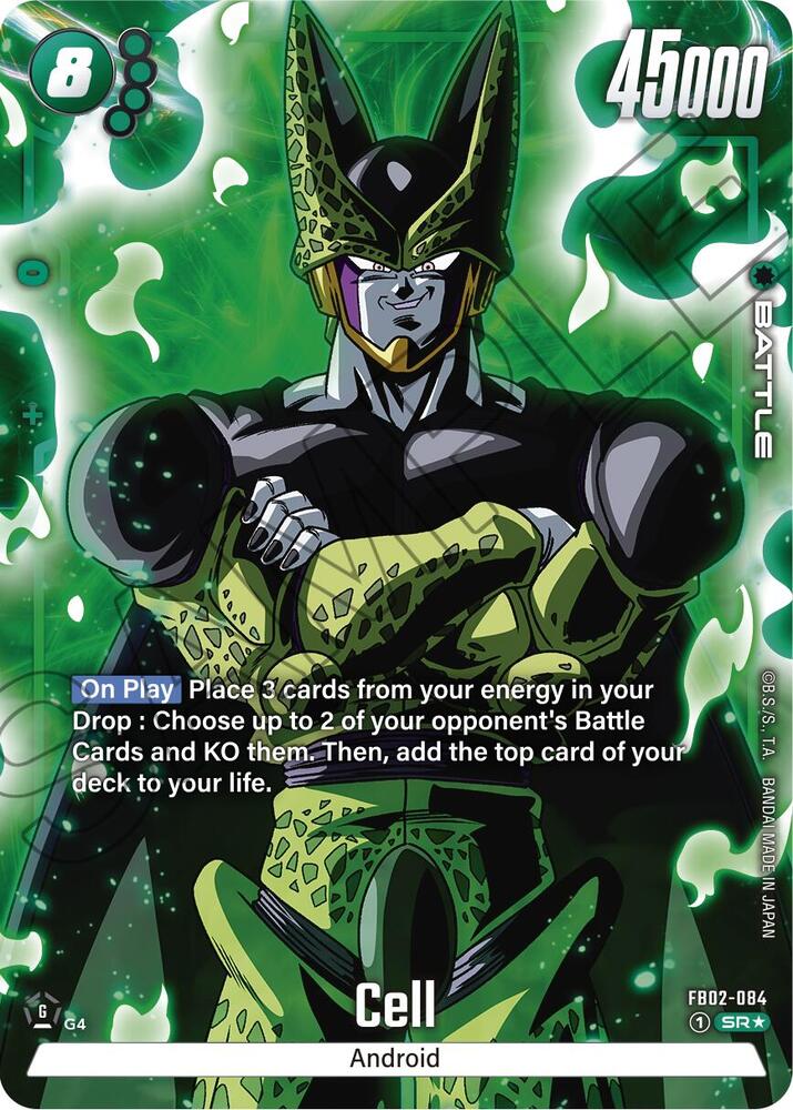Cell - FB02-084 (Alternate Art) - Blazing Aura - Dragon Ball Super
