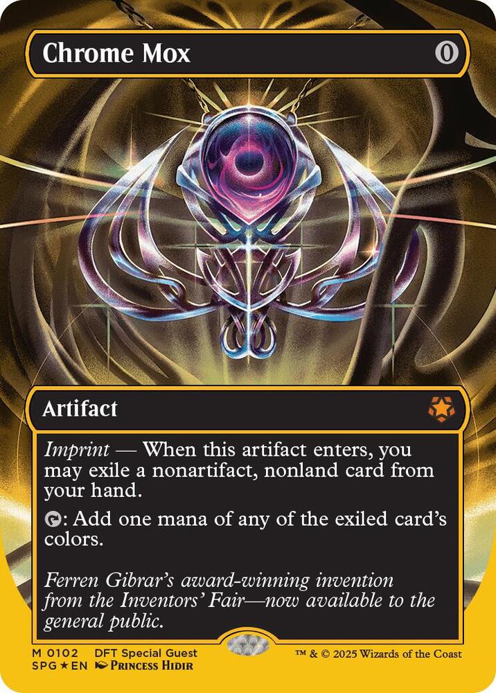 Chrome Mox (Borderless) (First-Place Foil) - Special Guests