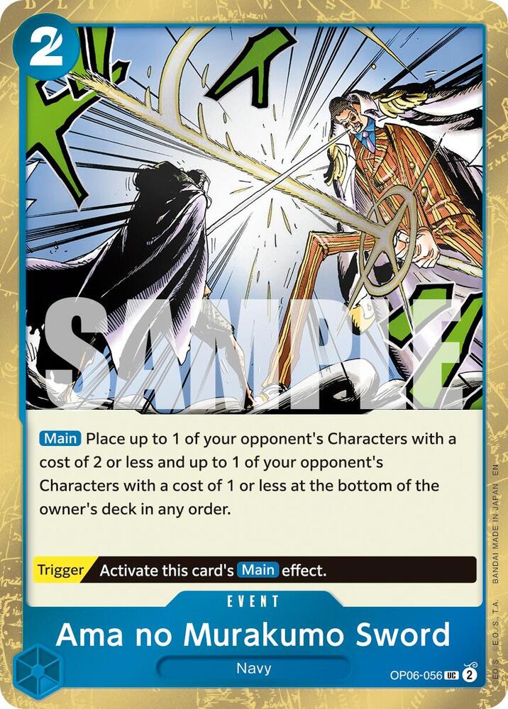 Ama no Murakumo Sword (Pirate Foil) - Premium Booster -The Best