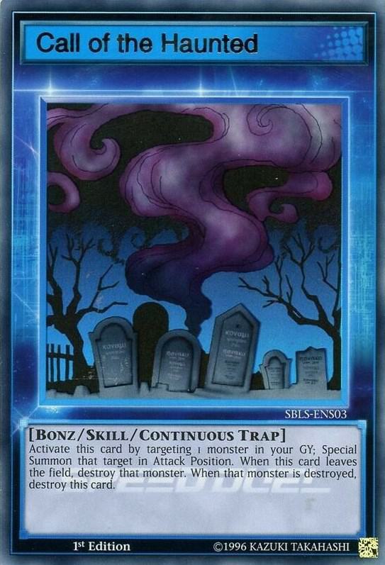 Call of the Haunted (Skill Card) - Speed Duel: Arena of Lost Souls