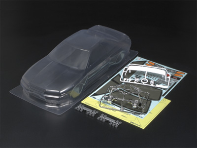 SP.1365 1/10RC NISSAN スカイライン GT-R (R32)スペアボディ: RC