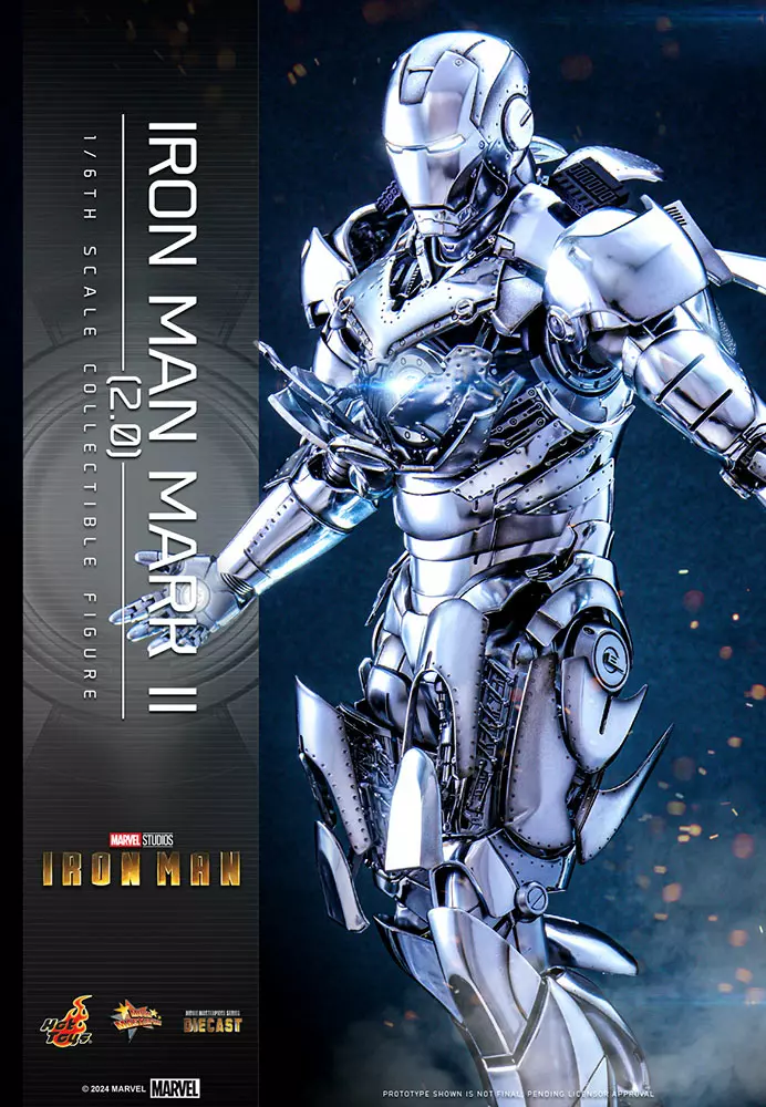 アイアンマン』シルバー輝く合金仕様マーク2フィギュアが登場、金属感