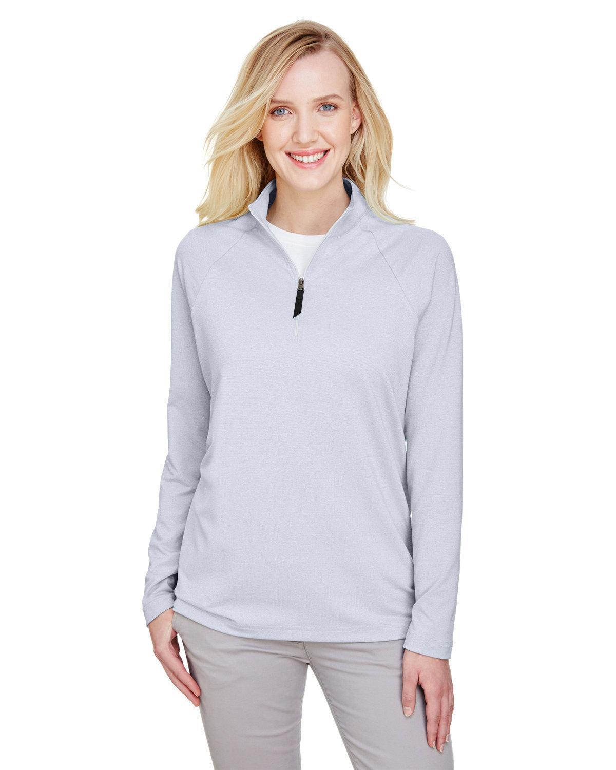 Devon&Jones DG480W Quarter-Zip Pullover with Custom Embroidery