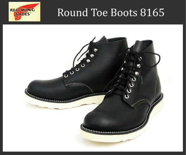 RED WING(レッドウィング) 8165 6inch CLASSIC PLAIN TOE ブーツ Black