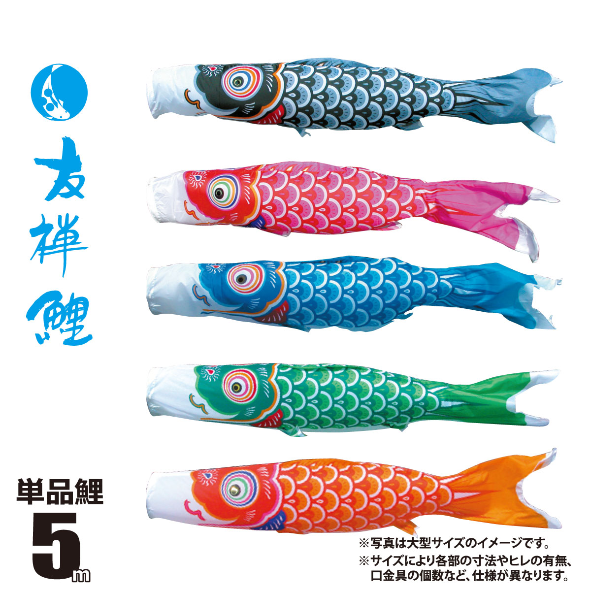 楽天市場】鯉のぼり 5mの通販