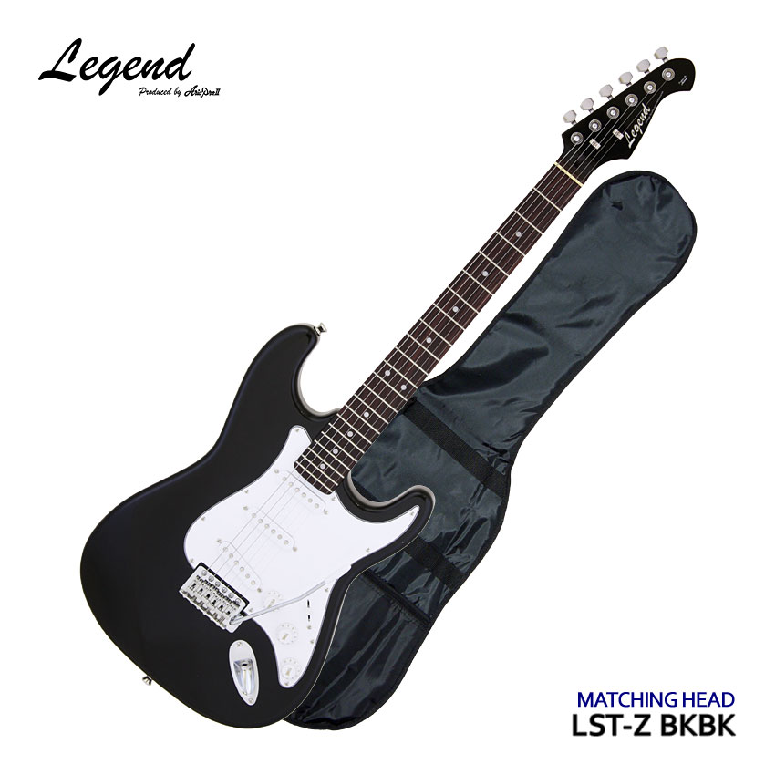 楽天市場】Legend エレキギター LST-Z BKBK ストラトタイプ 初心者向け