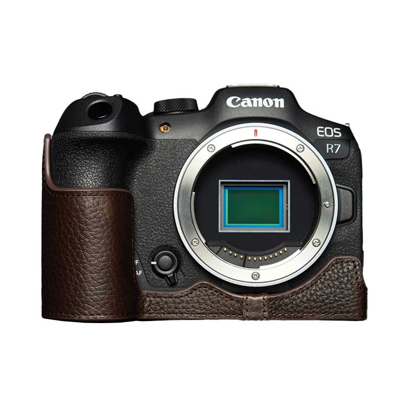楽天市場】Canon EOS R7 専用 レザー ケース Coco Brown ココ ブラウン