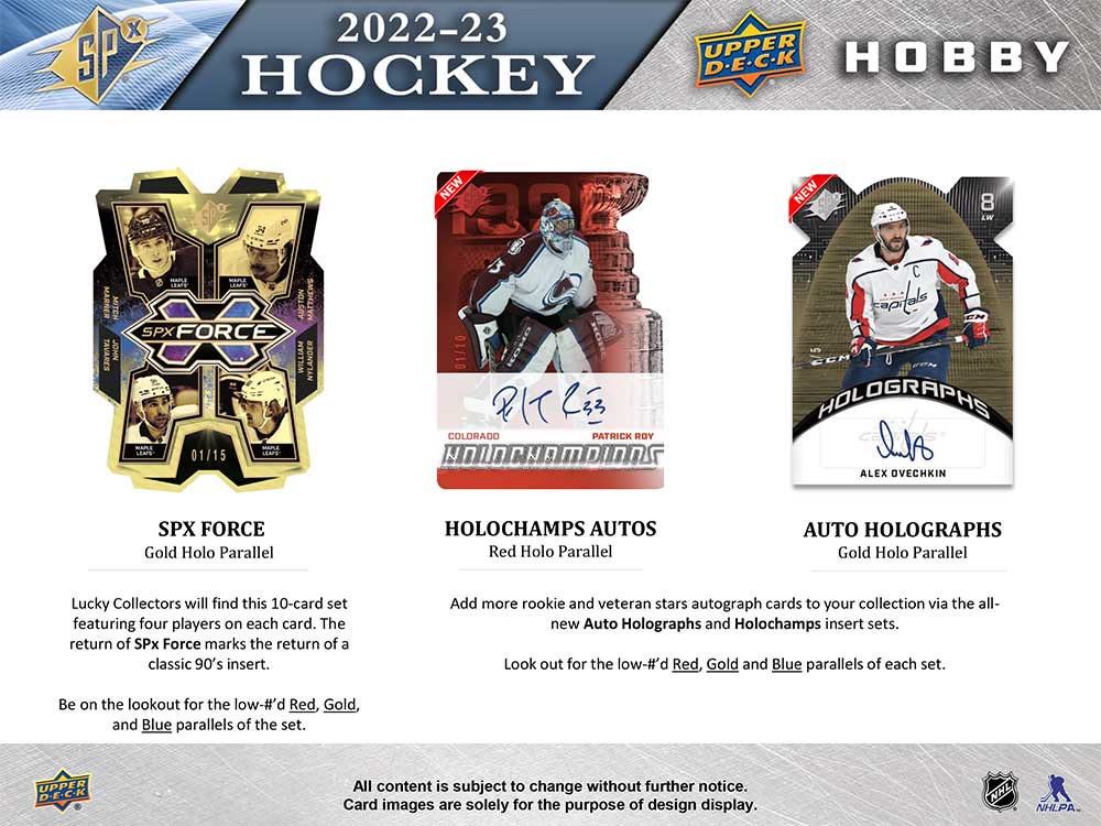 楽天市場】NHL 2022-23 UD SPx Hockey Box 9/28入荷！ : カード
