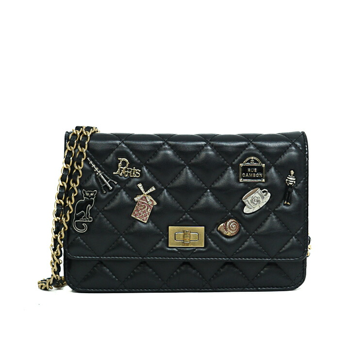楽天市場】CHANEL マトラッセ 2.55 アイコンチャーム チェーン