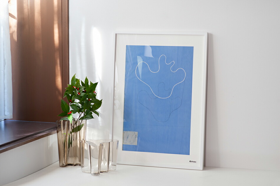 楽天市場】アートポスター 50×70cm （イッタラ／iittala）アルヴァ