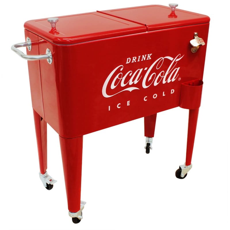 楽天市場】コカコーラ カート型 クーラーボックス 57L キャスター 栓