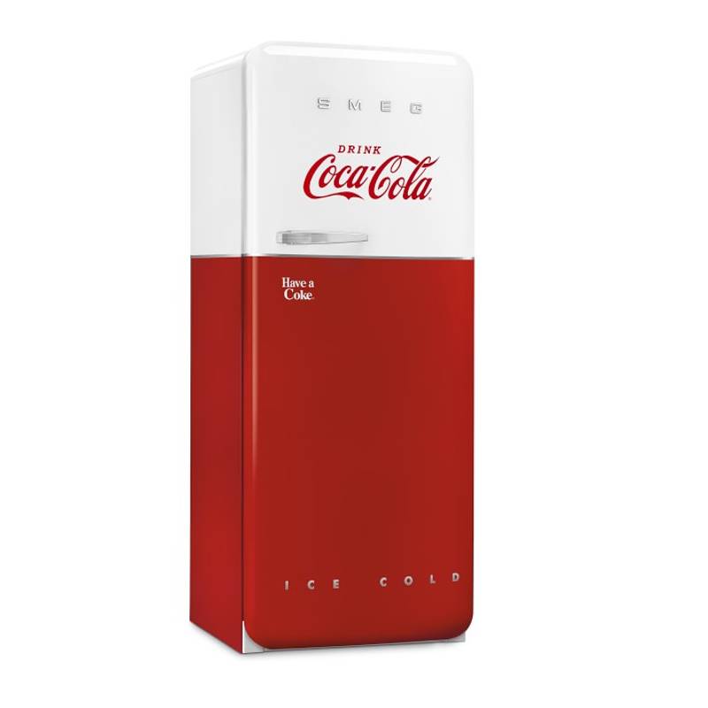楽天市場】冷蔵庫 冷凍庫 スメッグ レトロ コカコーラ ビンテージ SMEG
