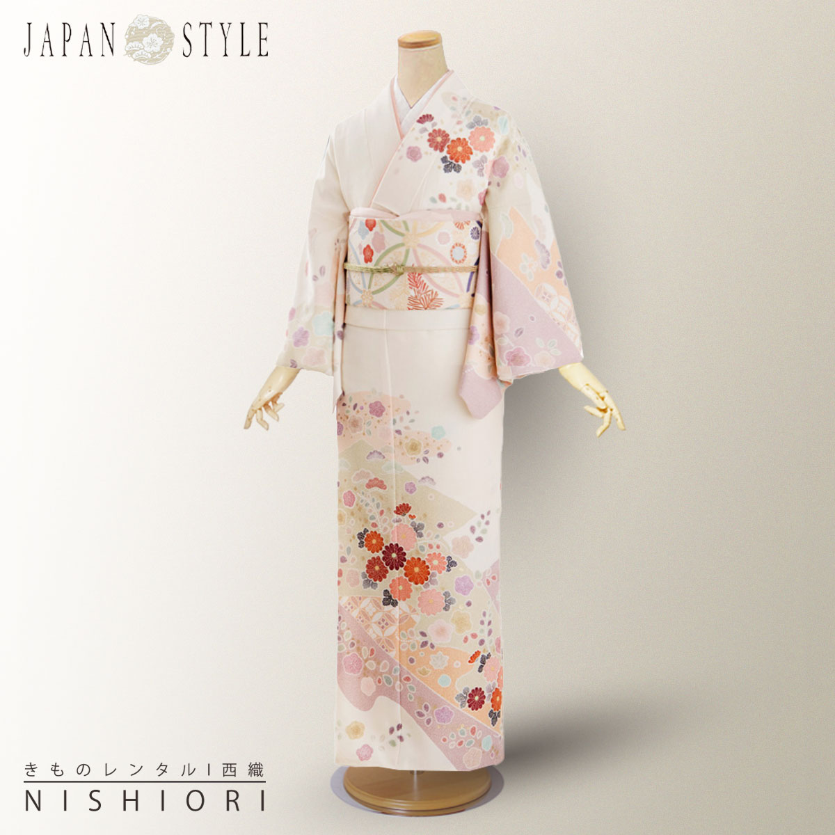 楽天市場】レンタル 訪問着 フルセット JAPAN STYLE ブランド【入学式