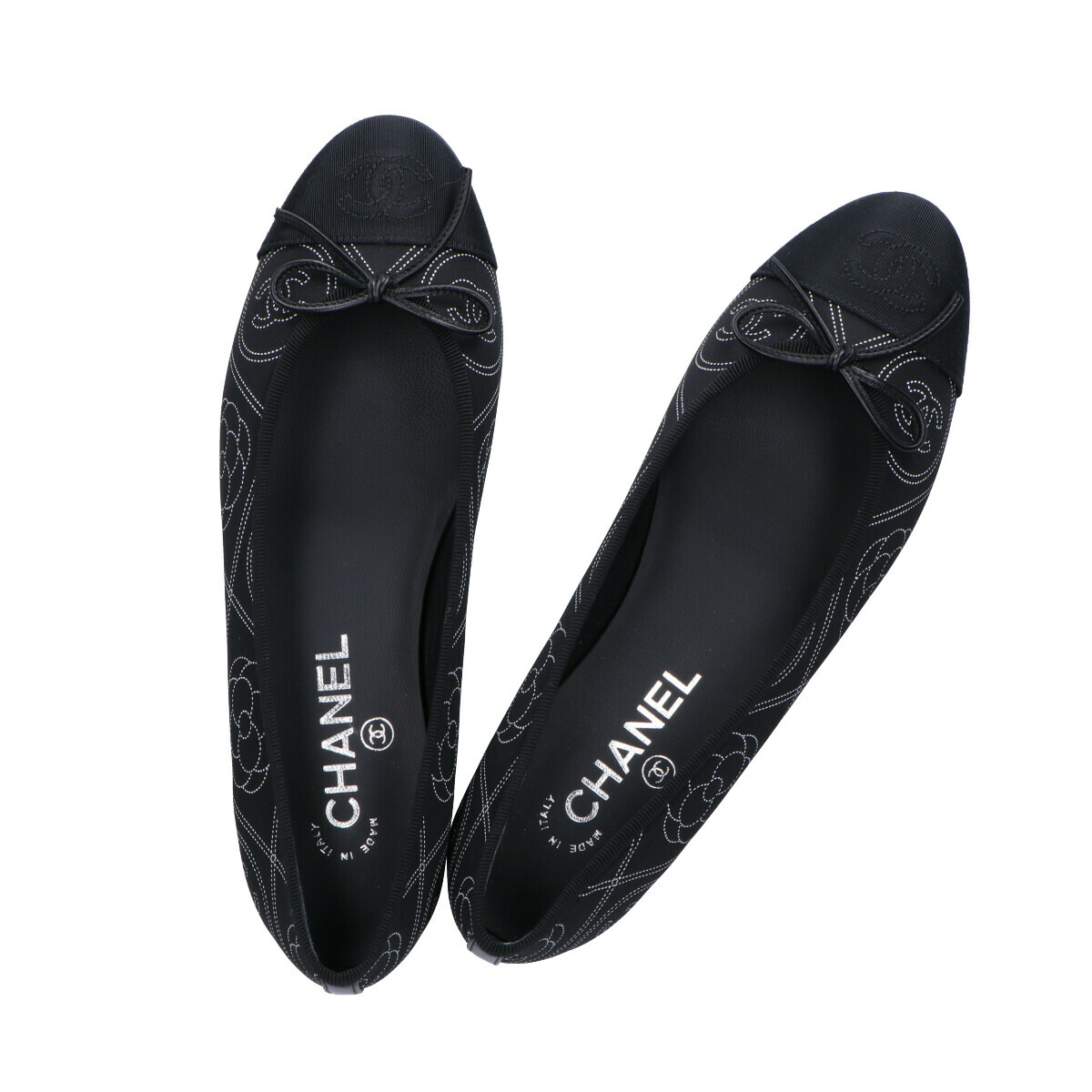 楽天市場】CHANEL シャネル G02819 バレリーナ CCココマーク×カメリア